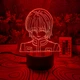 3D-ночник Курапика с аниме Хантер х Хантер, лампа, светильник, с пультом управления, 16 цветов RGB - изображение 3