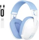 Беспроводные игровые наушники ONIKUMA B2 White Blue Геймерская гарнитура с микрофоном и 2.4 ГГц / Bluetooth - изображение 1