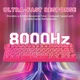 Магнітна клавіатура Attack Shark R82 HE Pink, розмір 75%, Hall Effect, Rapid Trigger, 8000 Гц опитування, RGB підсвічування - зображення 3