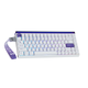 Магнітна клавіатура AULA HERO 84 HE White Purple, розмір 75%, Hall Effect, Rapid Trigger, 8000 Гц опитування, RGB підсвічування - зображення 4