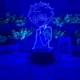 3D-ночник Коллуа Золдик с аниме Хантер х Хантер, лампа, светильник, с пультом управления, 16 цветов RGB - изображение 3
