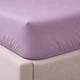 Простынь на резинке LARA сатин LUX dp13257 VIOLET 160х200+25 см - изображение 4