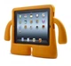 Противоударный детский чехол PremiumCases для iPad 10.2" 7 / 8 / 9 2019 2020 2021 с ручками подставка человечек EVA Orange оранжевый - изображение 5