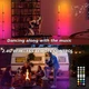 Світлодіодна лампа кутовий торшер Quntis RGB з 64+ режимами сцени, регульована висота 171 см, райдужне атмосферне світло з дистанційним керуванням, простий в установці - зображення 6