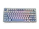 Механічна бездротова (Bluetooth + 2,4G) клавіатура з HOT SWAP AULA F75 RGB Reaper switch Mac/Win УКР/АНГЛ WHITE/BLUE (F75WBLU) - изображение 3