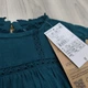 Кофточка-блуза бірюзова для дівчинки Kiabi, розмір 98/107 - зображення 5