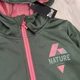 Куртка софтшел Softshell Crivit для девочки 134/140 Демисезонная ветровка Хаки - изображение 6