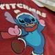 Пижама слип Kiabi велюровая красная Stitch для малыша, застёжки сзади 74 - изображение 5