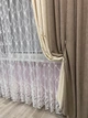 Тюль 3 м х 2.50 м Dalin із розкішною вишивкою молочний - зображення 6