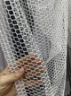 Тюль із декором 3 х 1,70 м світлий бежевий шифон із сіточкою - зображення 9