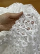 Тюль ажурна 3 м х 1,50 м молочна з мереживом - изображение 3