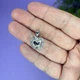 Серебряный подвес с фианитом Романтическое яблоко - изображение 3
