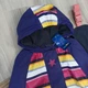 Дождевик комплект на флисе Lupilu Грязепруф, непромокайка, костюм от дождя Полоска Синий 86-92 - изображение 5