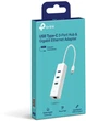 Сетевой адаптер TP-LINK UE330C (USB-C 3.0, 10/100/1000Mbps, 3xUSB 3.0 HUB) - изображение 3