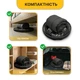 Подвесное плетеное кресло-качалка с подушкой LEOBRO Boho Deluxe XL 80 см Black (LB-1111) нагрузкой до 150 кг, черное - изображение 6