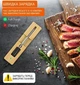 Цифровой термометр с управлением через телефон, для мяса, гриля и духовки 0 ~ 100 ℃ 125×5.5 мм Bluetooth, аккумуляторный - изображение 3