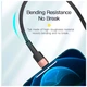 Дата кабель USB 2.0 AM to Lightning 2.0m 2.4A black Essager (EXCL-XCA01) - изображение 7