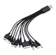 Кабель 10в1 для зарядки телефонов MicroUSB/Lightning/Iphone 3/Type-c/NOKIA(2мм. 3.5мм) MiniUSB и другие/Черный - изображение 1