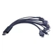 Кабель 10в1 для зарядки телефонов MicroUSB/Lightning/Iphone 3/Type-c/NOKIA(2мм. 3.5мм) MiniUSB и другие/Черный - изображение 2