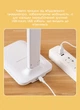 Настольная лампа с аккумулятором светодиодная, лампа для чтения на аккумуляторе с подставкой для телефона, USB Bailong - изображение 7