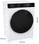 Прально-сушильна машина Gorenje WD2PA1X64ADAAW - изображение 5