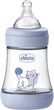 Бутылочка для кормления пластиковая Chicco Perfect 5 с силиконовой соской 0+ месяцев 150 мл Голубая (20211.22.40) - изображение 1