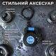 Комплект тайские шорты и брелок-талисман гиря для кикбоксинга мма муай тай тайского бокса смешанных единоборств мужские женские детские спортивные в зал с разрезами боксерские тренировочные сатиновые широкий пояс Univerza Голубые 4_3_L_7B - изображение 5