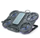 Охлаждающая подставка для ноутбука 17 дюймов Ice Coorel Q-5 4xfans+Aluminum plate RGB LCD - изображение 3
