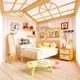 Конструктор-румбокс Спальня Mini House 8004-MH серии "Интерьер", со светом - изображение 5