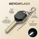 Брелок-фонарик для ключей KeychFlash, серебристый - изображение 1