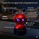Автоматический ароматизатор в машину робот, увлажнитель воздуха с подсветкой пахучка robot аромадиффузор RED - изображение 2