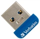 USB флеш накопичувач Verbatim 64GB Store 'n' Stay NANO Blue USB 3.2 (98711) 327324 - зображення 1