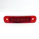Габаритный LED-фонарь Scania красный 24V (100х22х12 мм) для грузовиков - изображение 1