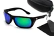 Очки поляризационные защитные Venture Gear Vallejo Polarized (green mirror), зеркальные сине-зеленые - изображение 6