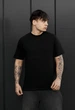 Чоловіча Футболка Стаф Чорна З Реглан Рукавами Базова Staff Black Reglan XL (387411) - зображення 1