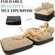 Надувное кресло-кровать с откидной спинкой и подлокотником 178x86x64 см Коричневый - изображение 8