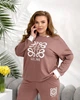 Женский костюм повседневный мокко 56-58 р2322А.357 - изображение 6