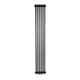 Вертикальний трубчастий радіатор Warmwell Column 2 1800×290 чорний (CL218029MB) - зображення 1