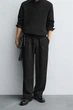 Штани Zara струмуючі чорний 1195/340/800 XL - изображение 2