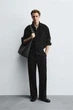 Штани Zara струмуючі чорний 1195/395/800 M - изображение 1