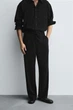 Штани Zara струмуючі чорний 1195/395/800 M - изображение 2
