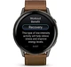 Смарт-часы Garmin Venu 4 - 45 mm, Slate with Black Silicone Band and Brown Leather Band (010-03014-03) - изображение 2