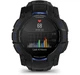 Смарт-годинник Garmin Instinct 3 – 50 mm, AMOLED Black with black/bolt blue silicone band (010-03020-03) - зображення 2