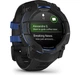 Смарт-годинник Garmin Instinct 3 – 50 mm, AMOLED Black with black/bolt blue silicone band (010-03020-03) - зображення 3