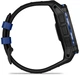 Смарт-годинник Garmin Instinct 3 – 50 mm, AMOLED Black with black/bolt blue silicone band (010-03020-03) - зображення 6