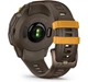 Смарт-часы Garmin Instinct Crossover AMOLED Bronze/sunburst with cocoa silicone band (010-03398-01) - изображение 3