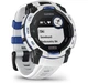Смарт-годинник Garmin Instinct 3 – 45 mm, Solar, Whitestone with whitestone/bolt blue silicone band (010-02934-03) - зображення 3