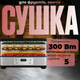 Електросушарка для овочів та фруктів Bass Polska 300 Вт 5 піддонів таймер 30 хв–24 год сенсорне керування 35–70°C - зображення 1
