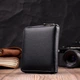 Портмоне для женщин на молнии из натуральной кожи ST Leather 19488 Черный - изображение 7