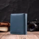 Небольшой вертикальный женский кошелек из натуральной кожи ST Leather 19435 Бирюзовый - изображение 8